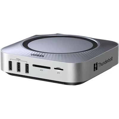 UGREEN Maxidok 10-in-1 Mac Mini Thunderbolt 5 dokkoló ezüst 85883EU UGREEN Maxidok 10-in-1 Mac Mini Thunderbolt 5 dokkoló ezüst 85883EU