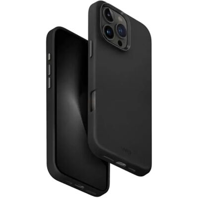 UNIQ Lyden Apple iPhone 16 Pro Max MagSafe Bőr tok fekete UNIQ Lyden Apple iPhone 16 Pro Max MagSafe Bőr tok fekete