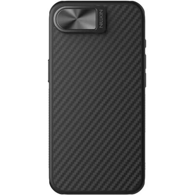 NILLKIN iPhone 16e NILLKIN CARBOPROP szilikon telefonvédő ütésállóság, karbon minta, FEKETE NILLKIN iPhone 16e NILLKIN CARBOPROP szilikon telefonvédő ütésállóság, karbon minta, FEKETE