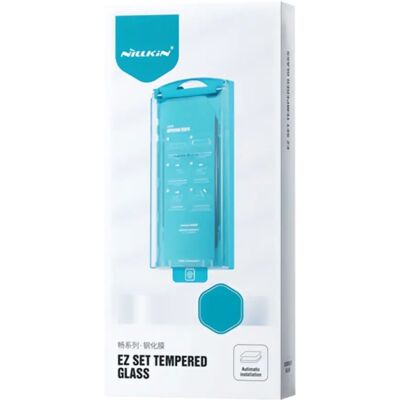 NILLKIN iPhone 15 Pro Max NILLKIN EZ SET képernyővédő üveg 2db 2.5D, 9H + segédkeret, FEKETE NILLKIN iPhone 15 Pro Max NILLKIN EZ SET képernyővédő üveg 2db 2.5D, 9H + segédkeret, FEKETE