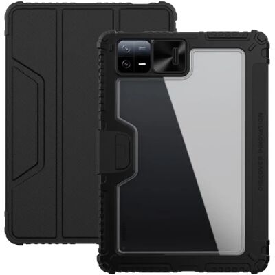 NILLKIN Xiaomi Pad 6 NILLKIN BUMPER PRO szilikon telefonvédő aktív FLIP, asztali tartó, FEKETE NILLKIN Xiaomi Pad 6 NILLKIN BUMPER PRO szilikon telefonvédő aktív FLIP, asztali tartó, FEKETE