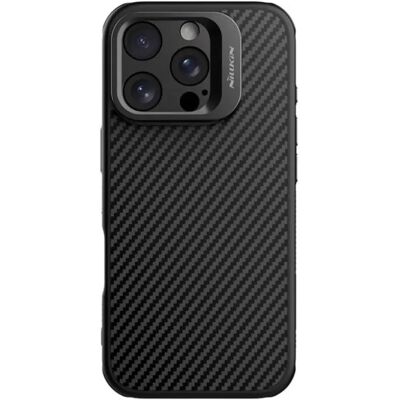 NILLKIN iPhone 16 Pro NILLKIN CARBOPROP szilikon telefonvédő ütésállóság, karbon minta, FEKETE NILLKIN iPhone 16 Pro NILLKIN CARBOPROP szilikon telefonvédő ütésállóság, karbon minta, FEKETE