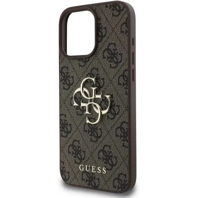 GUESS 4G Big Metal Logo tok Apple iPhone 16 Pro Max barna GUESS 4G Big Metal Logo tok Apple iPhone 16 Pro Max barna