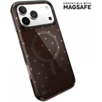 SPECK Presidio Lux Glitter MagSafe tok iPhone 17 Pro Max fekete-átlátszó SPECK Presidio Lux Glitter MagSafe tok iPhone 17 Pro Max fekete-átlátszó