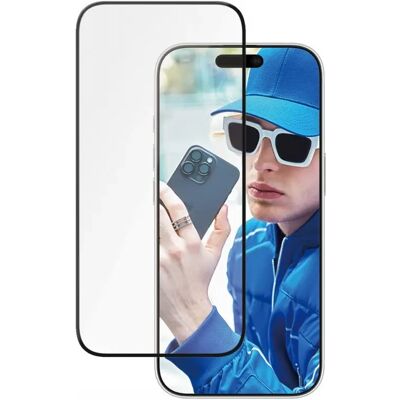 PANZERGLASS iPhone 16 Pro PANZERGLASS CERAMIC PROTECTION ULTRA-WIDE FIT képernyővédő üveg 3D, kerámia + segédkeret, FEKETE PANZERGLASS iPhone 16 Pro PANZERGLASS CERAMIC PROTECTION ULTRA-WIDE FIT képernyővédő üveg 3D, kerámia + segédkeret, FEKETE