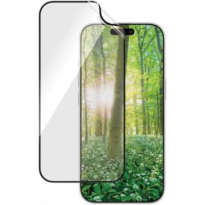 PANZERGLASS iPhone 16 Pro PANZERGLASS ECO MATRIX képernyővédő üveg flexibilis, karcálló + segédkeret, ÁTLÁTSZÓ PANZERGLASS iPhone 16 Pro PANZERGLASS ECO MATRIX képernyővédő üveg flexibilis, karcálló + segédkeret, ÁTLÁTSZÓ