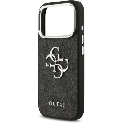 GUESS Big 4G Logo Small Classic Logo iPhone 17 Pro Max fekete-ezüst GUESS Big 4G Logo Small Classic Logo iPhone 17 Pro Max fekete-ezüst
