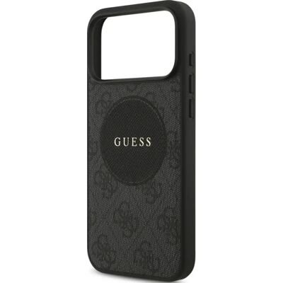 GUESS iPhone 17 Pro Max GUESS 4G CIRCLE CLASSIC LOGO szilikon telefonvédő ütésállóság, MagSafe, FEKETE GUESS iPhone 17 Pro Max GUESS 4G CIRCLE CLASSIC LOGO szilikon telefonvédő ütésállóság, MagSafe, FEKETE