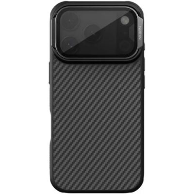 NILLKIN iPhone 17 Pro NILLKIN CARBOPROP szilikon telefonvédő ütésállóság, karbon minta, FEKETE NILLKIN iPhone 17 Pro NILLKIN CARBOPROP szilikon telefonvédő ütésállóság, karbon minta, FEKETE