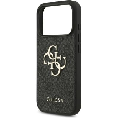 GUESS 4G Big Metal Logo tok Apple iPhone 17 Pro fekete GUESS 4G Big Metal Logo tok Apple iPhone 17 Pro fekete