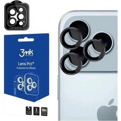 3MK Lens Pro Kamera lencsevédő iPhone 17 Pro/17 Pro Max fekete 3MK Lens Pro Kamera lencsevédő iPhone 17 Pro/17 Pro Max fekete