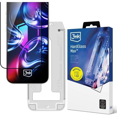 3MK Hardglass Max FrameFit kijelzővédő rögzítőkerettel iPhone 17 Pro 3MK Hardglass Max FrameFit kijelzővédő rögzítőkerettel iPhone 17 Pro