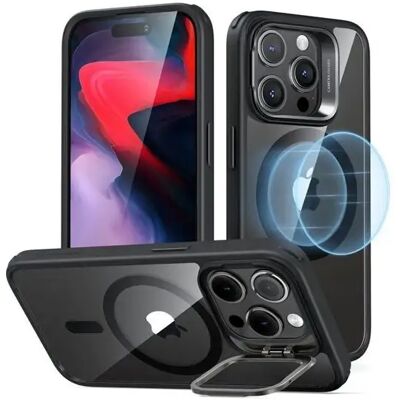 ESR Classic HaloLock hátlaptok kitámasztóval iPhone 15 Pro fekete ESR Classic HaloLock hátlaptok kitámasztóval iPhone 15 Pro fekete