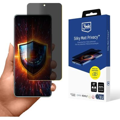 3MK Silky Matt Adatvédelmi képernyővédő fólia Xiaomi Redmi Note 14 Pro 5G üvegfólia fekete 3MK Silky Matt Adatvédelmi képernyővédő fólia Xiaomi Redmi Note 14 Pro 5G üvegfólia fekete