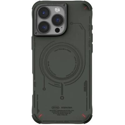SKINARMA Mecha iPhone 16 Pro Max mágneses tok szürkészöld SP113239 SKINARMA Mecha iPhone 16 Pro Max mágneses tok szürkészöld SP113239