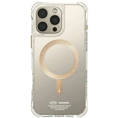 SKINARMA Saido iPhone 16 Pro MagSafe mágneses tok arany SP113371 SKINARMA Saido iPhone 16 Pro MagSafe mágneses tok arany SP113371