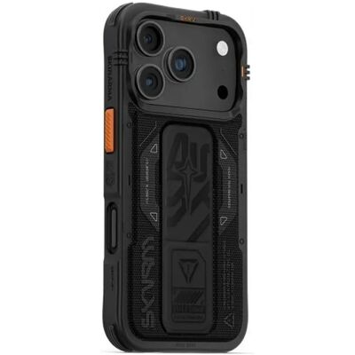 SKINARMA Phantom iPhone 17 Pro mágneses tok kitámasztóval MagSafe fekete SP113505 SKINARMA Phantom iPhone 17 Pro mágneses tok kitámasztóval MagSafe fekete SP113505