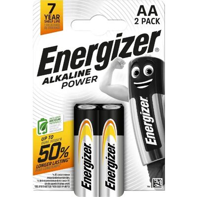 Energizer Alkaline Power ceruza elem (AA) 2db LR6AP-BP2 Energizer Alkaline Power ceruza elem (AA) 2db LR6AP-BP2