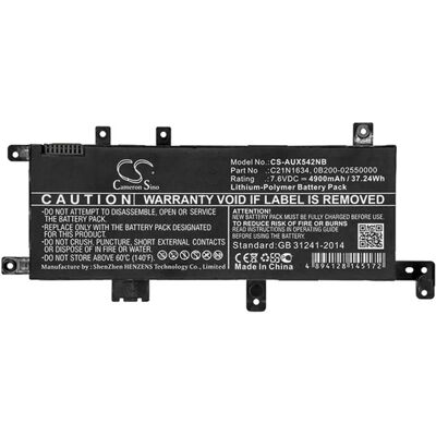 CAMERON SINO Li-Polymer akku Asus 0B200-02550000 7.6V/4900mAh CS-AUX542NB CAMERON SINO Li-Polymer akku Asus 0B200-02550000 7.6V/4900mAh CS-AUX542NB