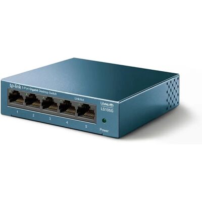 TP-Link LS105G 5-Port 10/100/1000Mbps Desktop Switch TP-Link LS105G 5-Port 10/100/1000Mbps Desktop Switch