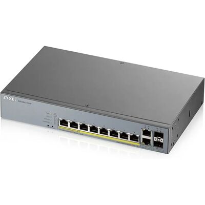 Zyxel GS1350-12HP 8-port GbE Smart Managed PoE Switch with GbE Uplink Zyxel GS1350-12HP 8-port GbE Smart Managed PoE Switch with GbE Uplink