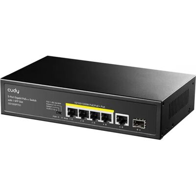 Cudy GS1005PTS1 Hálózati kapcsoló - Gigabit Ethernet PoE - Fekete Cudy GS1005PTS1 Hálózati kapcsoló - Gigabit Ethernet PoE - Fekete