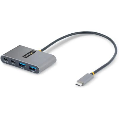 STARTECH 4-Port USB-C Hub with 100W Power Delivery Pass-Through STARTECH 4-Port USB-C Hub with 100W Power Delivery Pass-Through