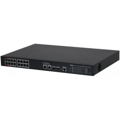 DAHUA S4220-16GT-190 20-Port Managed Desktop Gigabit Switch with 16-Port PoE DAHUA S4220-16GT-190 20-Port Managed Desktop Gigabit Switch with 16-Port PoE