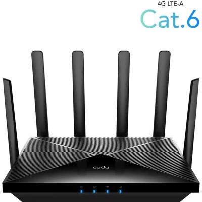 CUDY LT700 4G LTE Cat 6 AC1200 Gigabit Wi-Fi Router CUDY LT700 4G LTE Cat 6 AC1200 Gigabit Wi-Fi Router