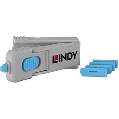 LINDY Dugó biztonsági Port Blocker DisplayPort DP kék 4db+kulcs 40324 LINDY Dugó biztonsági Port Blocker DisplayPort DP kék 4db+kulcs 40324