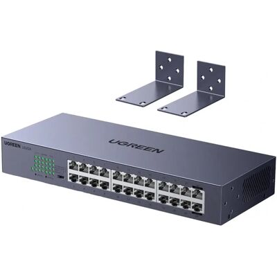 UGREEN CM740 Switch 24-portos Gigabit Ethernet rack 35374EU UGREEN CM740 Switch 24-portos Gigabit Ethernet rack 35374EU