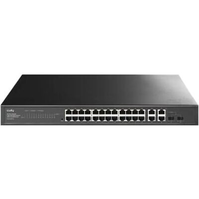 CUDY 26-Port Gigabit Switch 26×GbE 2×RJ45/SFP kombinált port GS1028ES2 CUDY 26-Port Gigabit Switch 26×GbE 2×RJ45/SFP kombinált port GS1028ES2