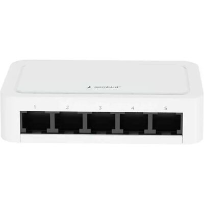 GEMBIRD Switch 5 port gigabit fehér NSW-G5-02 GEMBIRD Switch 5 port gigabit fehér NSW-G5-02