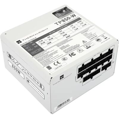 Thermalright TP-850-W Moduláris 850W 80 Plus Platinum tápegység Thermalright TP-850-W Moduláris 850W 80 Plus Platinum tápegység