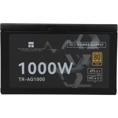 Thermalright TR-AG 1000 Moduláris 1000W 80 Plus Gold tápegység Thermalright TR-AG 1000 Moduláris 1000W 80 Plus Gold tápegység