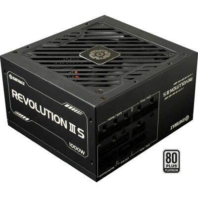 Enermax Revolution III S Moduláris 1000W 80 Plus Platinum tápegység Enermax Revolution III S Moduláris 1000W 80 Plus Platinum tápegység