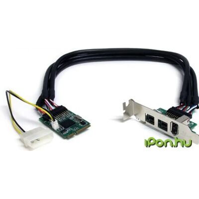 STARTECH MPEX1394B3 Mini PCI Express FireWire Card Adapter STARTECH MPEX1394B3 Mini PCI Express FireWire Card Adapter