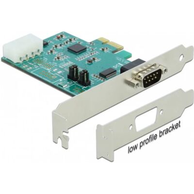 DELOCK PCI Express Card - 1 x Serial RS-232 High Speed 921K with Voltage supply DELOCK PCI Express Card - 1 x Serial RS-232 High Speed 921K with Voltage supply
