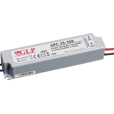 GLP GPC-35-350 28W 30~80V 350mA IP67 LED tápegység GLP GPC-35-350 28W 30~80V 350mA IP67 LED tápegység