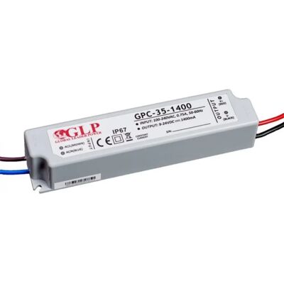 GLP GPCP-35-1400 33.6W 12~24V 1400mA IP67 LED tápegység GLP GPCP-35-1400 33.6W 12~24V 1400mA IP67 LED tápegység