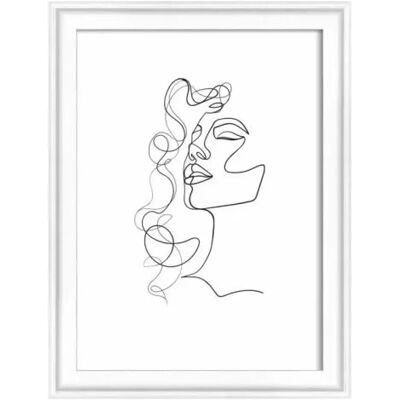OEM Képkeret fa 13x18 cm Silhouette fehér OEM Képkeret fa 13x18 cm Silhouette fehér