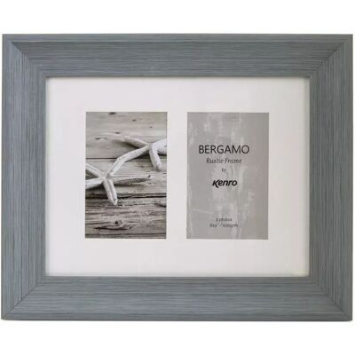 Kenro Bergamo Grey multi képkeret 2db 10x15 szürke Kenro Bergamo Grey multi képkeret 2db 10x15 szürke