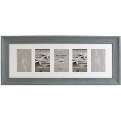 Kenro Bergamo Grey multi képkeret 5db 10x15 szürke Kenro Bergamo Grey multi képkeret 5db 10x15 szürke