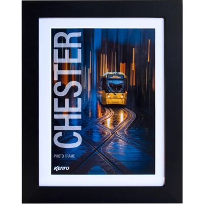 Kenro Chester Black képkeret A4 21x29.7cm paszpartu méret 15x21cm fekete Kenro Chester Black képkeret A4 21x29.7cm paszpartu méret 15x21cm fekete