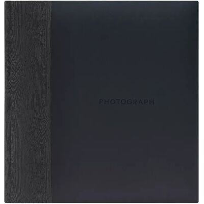 Kenro Kington fotóalbum memo 200db 10x15 faerezet minta PHOTOGRAPH dombornyomott felirat fekete Kenro Kington fotóalbum memo 200db 10x15 faerezet minta PHOTOGRAPH dombornyomott felirat fekete