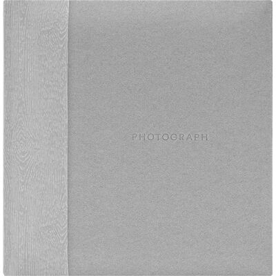Kenro Kington fotóalbum memo 200db 10x15 faerezet minta PHOTOGRAPH dombornyomott felirat szürke Kenro Kington fotóalbum memo 200db 10x15 faerezet minta PHOTOGRAPH dombornyomott felirat szürke