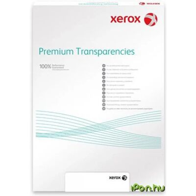 Xerox A/4 fólia víztiszta fekete-fehér fénym./lézernyomtatóhoz Xerox A/4 fólia víztiszta fekete-fehér fénym./lézernyomtatóhoz