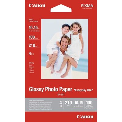 Canon GP-501 fényes fotópapír 10cm x 15cm (100 lap) Canon GP-501 fényes fotópapír 10cm x 15cm (100 lap)