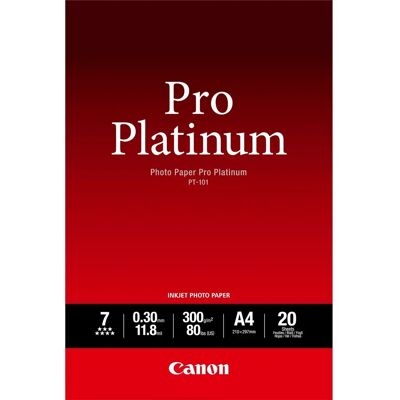 Canon PT-101 Pro Platinum fényes fotópapír A4 (20 lap) Canon PT-101 Pro Platinum fényes fotópapír A4 (20 lap)