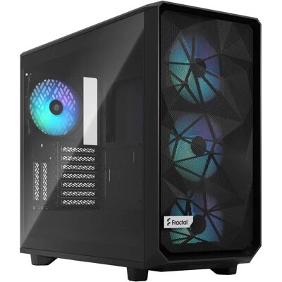 FRACTAL DESIGN Meshify 2 RGB TG fekete FRACTAL DESIGN Meshify 2 RGB TG fekete